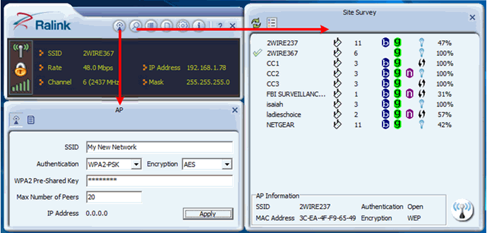 Ralink Wireless Utility Windows 8.1